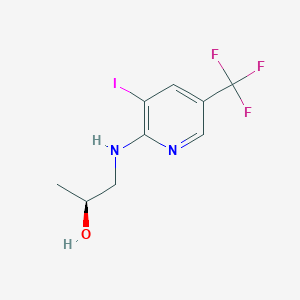 (2S)-1-[[3-iodo-5-(trifluoromethyl)pyridin-2-yl]amino]propan-2-ol