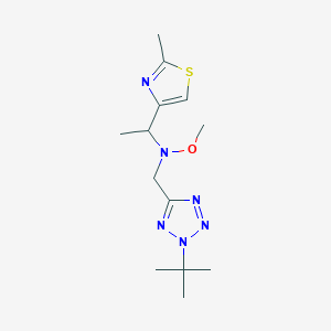 N-[(2-tert-butyltetrazol-5-yl)methyl]-N-methoxy-1-(2-methyl-1,3-thiazol-4-yl)ethanamine