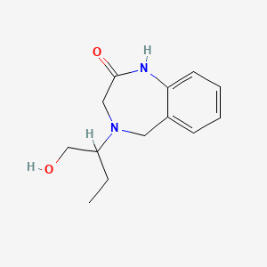 4-(1-hydroxybutan-2-yl)-3,5-dihydro-1H-1,4-benzodiazepin-2-one