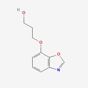 3-(1,3-Benzoxazol-7-yloxy)propan-1-ol