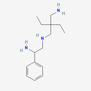 N'-(2-amino-2-phenylethyl)-2,2-diethylpropane-1,3-diamine