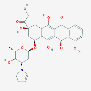 molecular formula C31H33NO11 B069913 2-Pyrrolino-dox CAS No. 175795-76-3