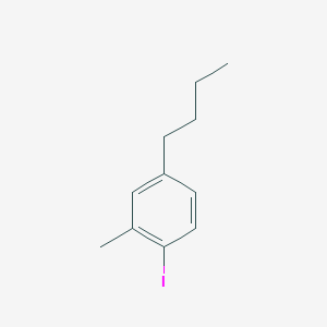 molecular formula C11H15I B069920 4-Butyl-1-iodo-2-methylbenzene CAS No. 175278-38-3