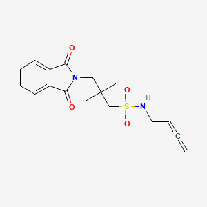 molecular formula C17H20N2O4S B6992871 CID 132318394 