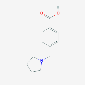 molecular formula C12H15NO2 B069931 4-(pyrrolidin-1-ylmethyl)benzoic Acid CAS No. 159691-25-5