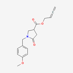 molecular formula C17H19NO4 B6993487 CID 132318629 