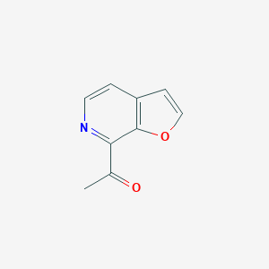 molecular formula C9H7NO2 B069943 7-Acetylfuro[2,3-c]pyridine CAS No. 193750-70-8