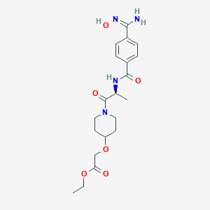 molecular formula C20H28N4O6 B069945 Sibrafiban CAS No. 172927-65-0