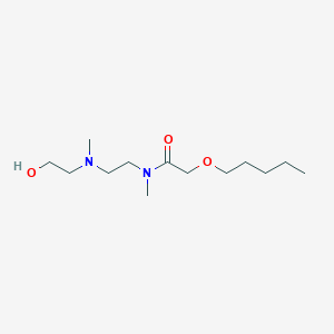 N-[2-[2-hydroxyethyl(methyl)amino]ethyl]-N-methyl-2-pentoxyacetamide