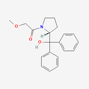 1-[(2R)-2-[hydroxy(diphenyl)methyl]pyrrolidin-1-yl]-2-methoxyethanone