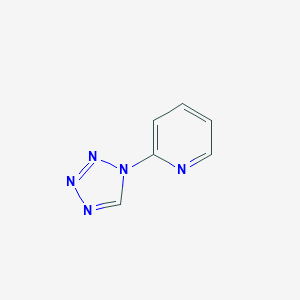 molecular formula C6H5N5 B069947 1-(2-Pyridyl)-1H-tetrazole CAS No. 171018-19-2