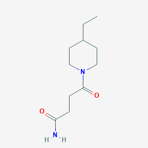 4-(4-Ethylpiperidin-1-yl)-4-oxobutanamide