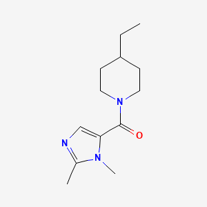 (2,3-Dimethylimidazol-4-yl)-(4-ethylpiperidin-1-yl)methanone