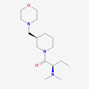 (2R)-2-(dimethylamino)-1-[(3R)-3-(morpholin-4-ylmethyl)piperidin-1-yl]butan-1-one