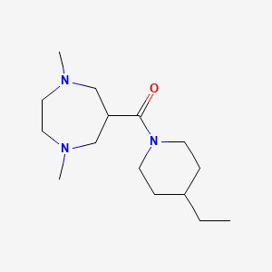 (1,4-Dimethyl-1,4-diazepan-6-yl)-(4-ethylpiperidin-1-yl)methanone