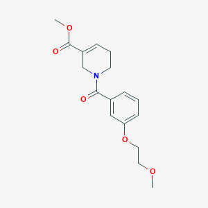 methyl 1-[3-(2-methoxyethoxy)benzoyl]-3,6-dihydro-2H-pyridine-5-carboxylate