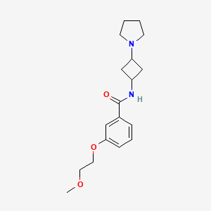 3-(2-methoxyethoxy)-N-(3-pyrrolidin-1-ylcyclobutyl)benzamide