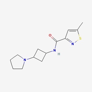 5-methyl-N-(3-pyrrolidin-1-ylcyclobutyl)-1,2-thiazole-3-carboxamide