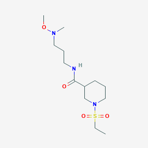 1-ethylsulfonyl-N-[3-[methoxy(methyl)amino]propyl]piperidine-3-carboxamide