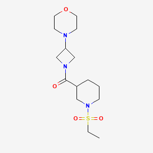 (1-Ethylsulfonylpiperidin-3-yl)-(3-morpholin-4-ylazetidin-1-yl)methanone