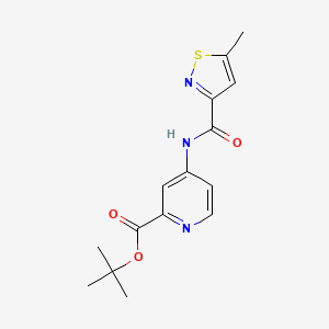 Tert-butyl 4-[(5-methyl-1,2-thiazole-3-carbonyl)amino]pyridine-2-carboxylate