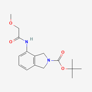 Tert-butyl 4-[(2-methoxyacetyl)amino]-1,3-dihydroisoindole-2-carboxylate