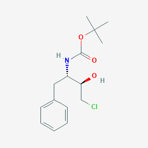 molecular formula C15H22ClNO3 B069970 叔丁基 ((2S,3R)-4-氯-3-羟基-1-苯基丁-2-基)氨基甲酸酯 CAS No. 162536-40-5