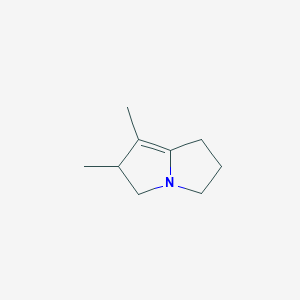 B069979 6,7-dimethyl-2,3,5,6-tetrahydro-1H-pyrrolizine CAS No. 174148-40-4