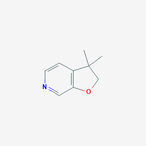 molecular formula C9H11NO B069983 3,3-dimethyl-2H-furo[2,3-c]pyridine CAS No. 182819-57-4