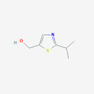 molecular formula C7H11NOS B069988 (2-Isopropylthiazol-5-yl)methanol CAS No. 165315-76-4