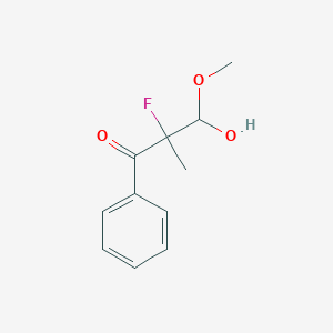 B070009 1-Propanone, 2-fluoro-3-hydroxy-3-methoxy-2-methyl-1-phenyl- CAS No. 187838-07-9