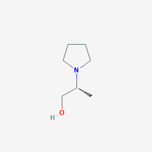 molecular formula C7H15NO B070014 (R)-2-(吡咯烷-1-基)丙醇 CAS No. 169308-05-8