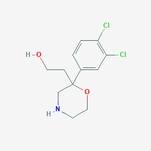 B070018 2-[2-(3,4-Dichlorophenyl)morpholin-2-YL]ethanol CAS No. 191673-56-0