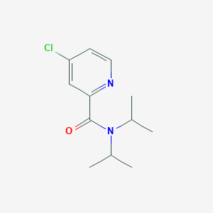 molecular formula C12H17ClN2O B070021 4-Chloro-N,N-diisopropylpicolinamide CAS No. 168428-76-0