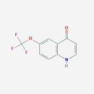 molecular formula C10H6F3NO2 B070045 6-(Trifluoromethoxy)quinolin-4-ol CAS No. 175203-87-9