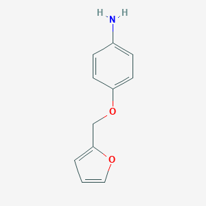 molecular formula C11H11NO2 B070057 4-(呋喃-2-基甲氧基)苯胺 CAS No. 179246-32-3