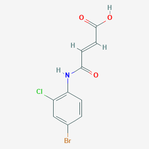 B070058 4-(4-Bromo-2-chloroanilino)-4-oxobut-2-enoic acid CAS No. 175205-15-9