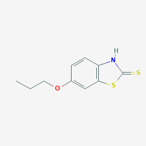 B070067 2(3H)-Benzothiazolethione,6-propoxy-(9CI) CAS No. 164397-65-3