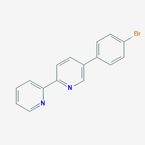 molecular formula C16H11BrN2 B070073 5-(4-Bromophenyl)-2,2'-bipyridine CAS No. 173960-45-7