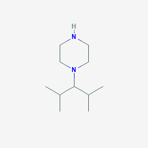 molecular formula C11H24N2 B070082 1-(2,4-Dimethylpentan-3-yl)piperazine CAS No. 178613-30-4