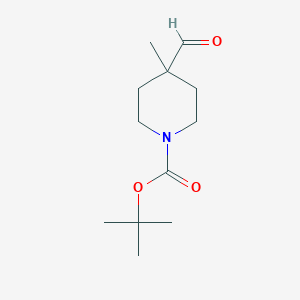 molecular formula C12H21NO3 B070092 1-Boc-4-甲酰-4-甲基哌啶 CAS No. 189442-92-0