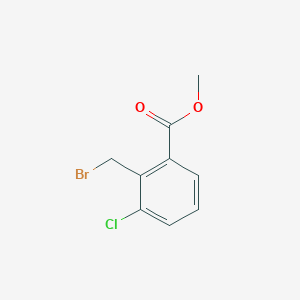 molecular formula C9H8BrClO2 B070124 Methyl 2-(bromomethyl)-3-chlorobenzoate CAS No. 188187-03-3