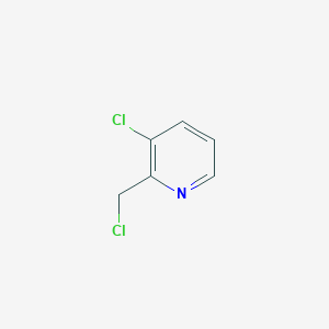 molecular formula C6H5Cl2N B070126 3-Chloro-2-(chloromethyl)pyridine CAS No. 185315-53-1