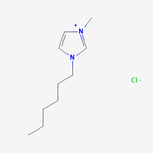 molecular formula C10H19ClN2 B070133 1-Hexyl-3-methylimidazolium chloride CAS No. 171058-17-6