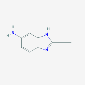 molecular formula C11H15N3 B070146 2-叔丁基-1H-苯并咪唑-5-胺 CAS No. 177843-66-2