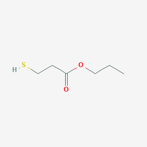 molecular formula C6H12O2S B070148 Propyl 3-mercaptopropanoate CAS No. 165804-07-9