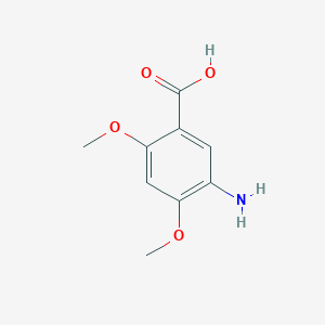 molecular formula C9H11NO4 B070154 5-Amino-2,4-dimethoxybenzoic acid CAS No. 174261-19-9