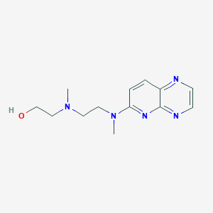 2-[Methyl-[2-[methyl(pyrido[2,3-b]pyrazin-6-yl)amino]ethyl]amino]ethanol