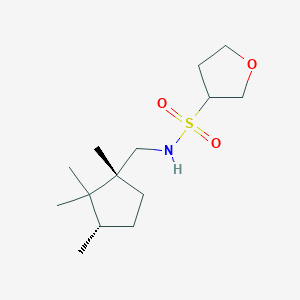 N-[[(1R,3S)-1,2,2,3-tetramethylcyclopentyl]methyl]oxolane-3-sulfonamide