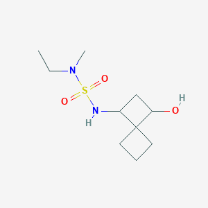 1-[[Ethyl(methyl)sulfamoyl]amino]-3-hydroxyspiro[3.3]heptane